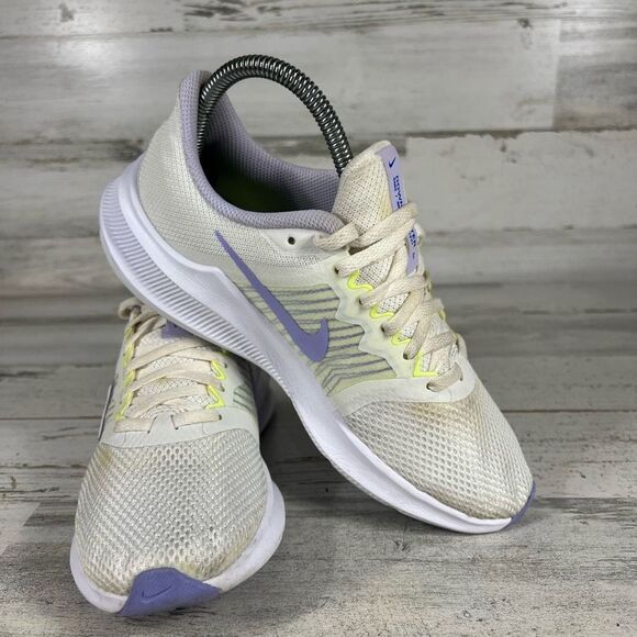 Nike Womens Downshifter 11 CW3413-102 White Running Shoes Sneakers Size 6.5 - Picture 6 of 8